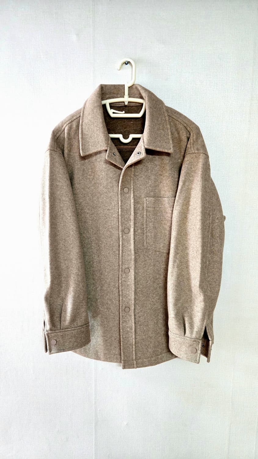 폴햄 울 셔켓, 셔츠 자켓, 울 자켓, 셔츠형 자켓 상품이미지2