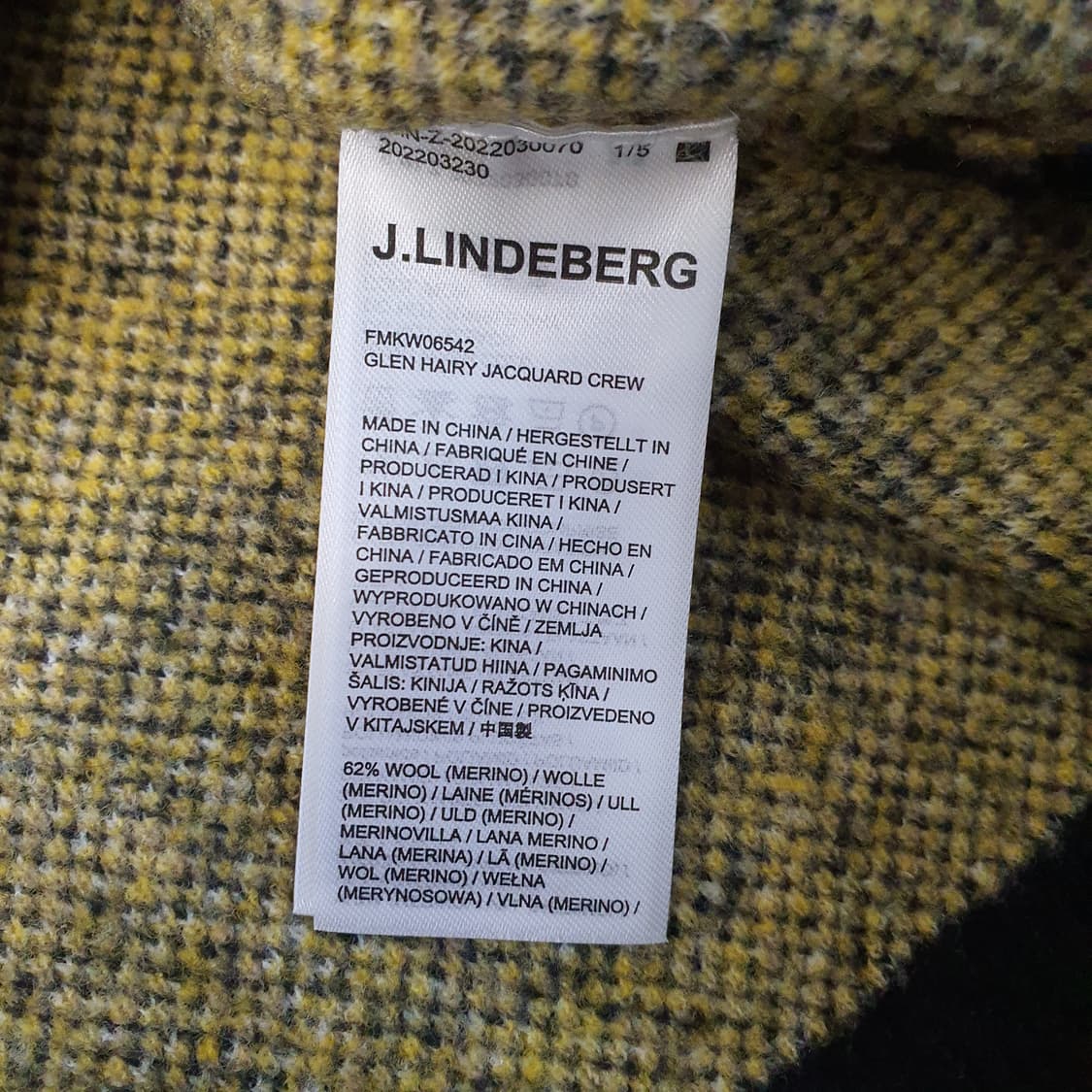 제이린드버그 골프웨어 메리노울 니트 스웨터 남자105 상품이미지6