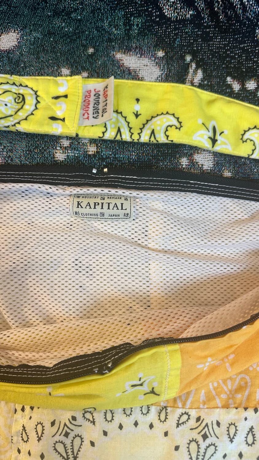 캐피탈 반다나 페이즐리 스너프킨 백 호보백 크로스백 가방 kapital 상품이미지5