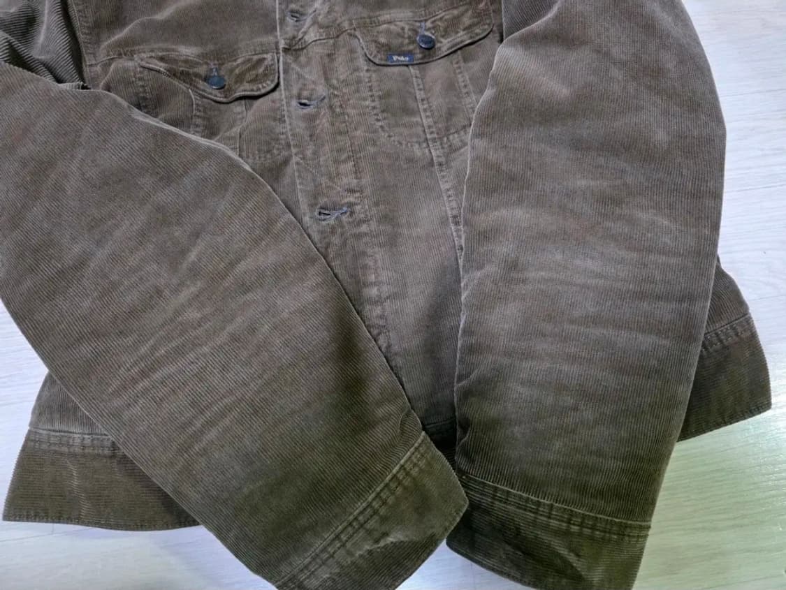 폴로 랄프로렌 플리스 라인 코듀로이 트러커 자켓 L 상품이미지2