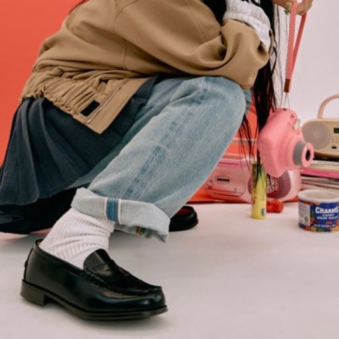 하루타 로퍼 HS-304 블랙 225 상품이미지3