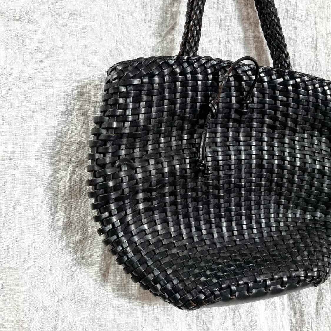 Nordstrom 노드스트롬 (프라이빗라벨) 천연가죽100 위빙백 숄더백 상품이미지5