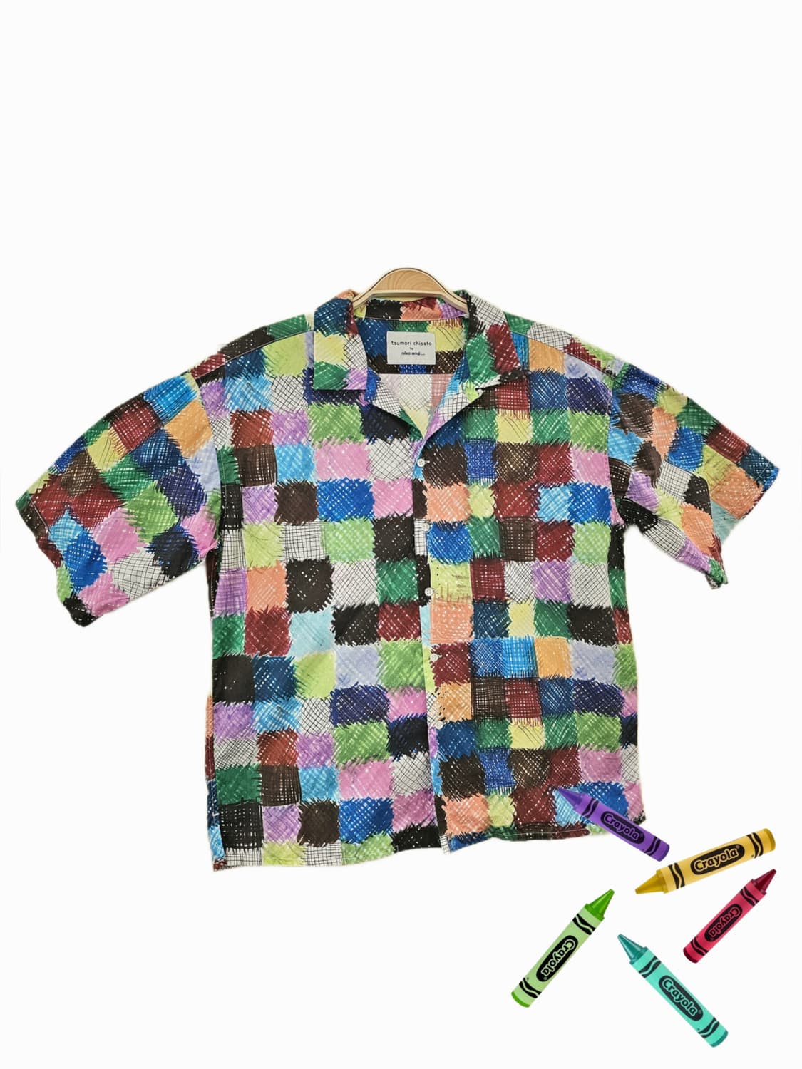 Tsumori Chisato by Nico and 핸드 드로잉 패턴 셔츠 상품이미지1
