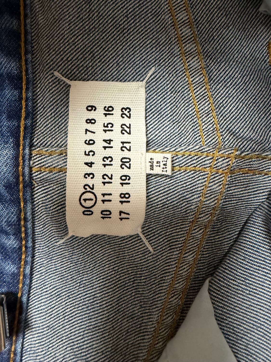 마르지엘라 데님 팬츠 레귤러진 26 새상품 상품이미지4