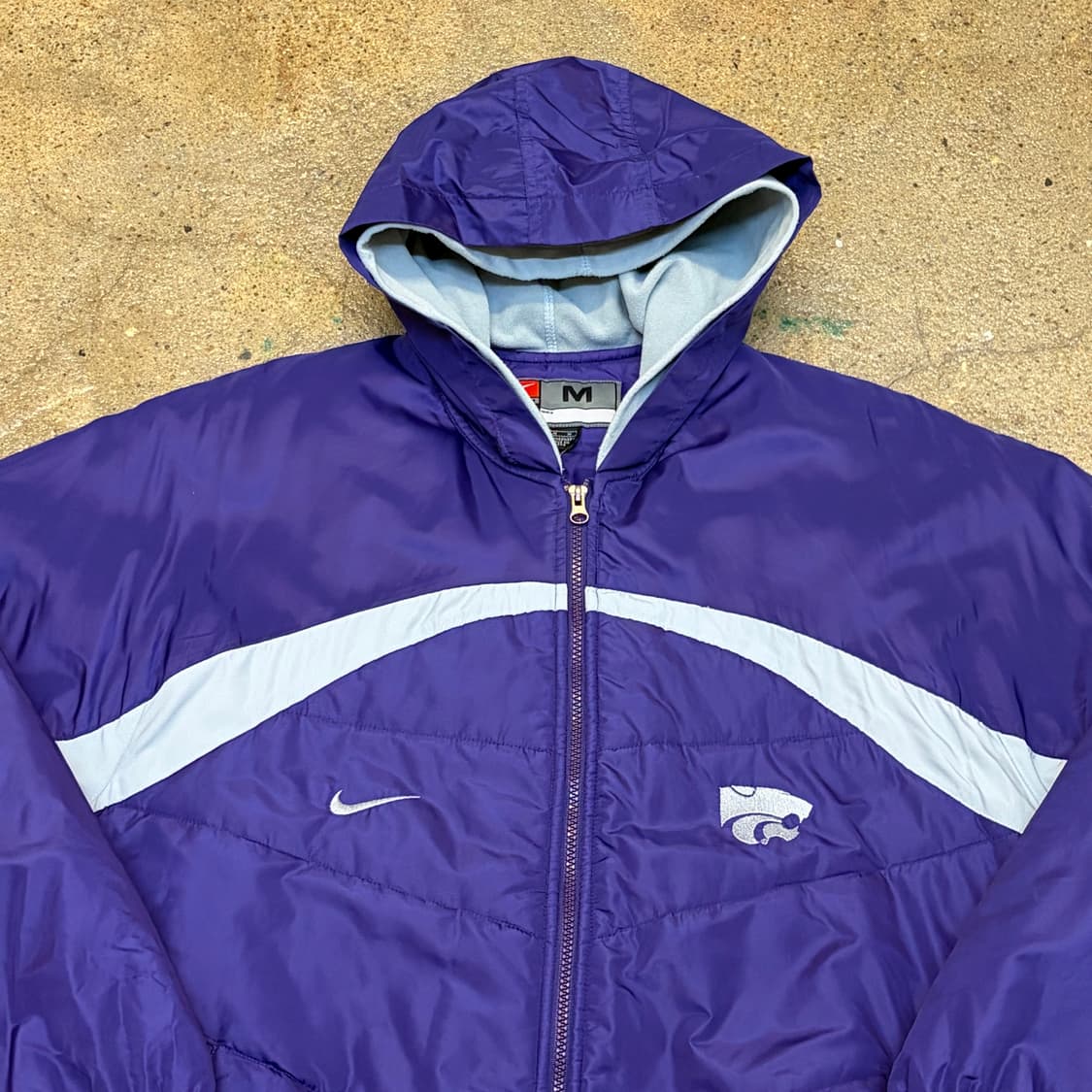 레어 90s 미국 빈티지 나이키 캔자스 패딩점퍼 상품이미지4