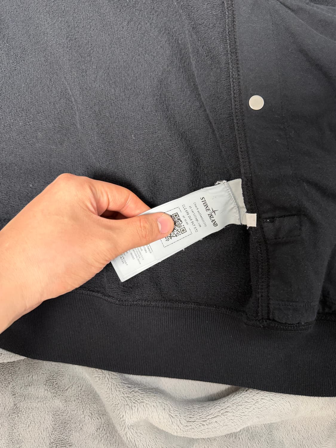 스톤아일랜드 가먼트 다잉 집업  상품이미지2