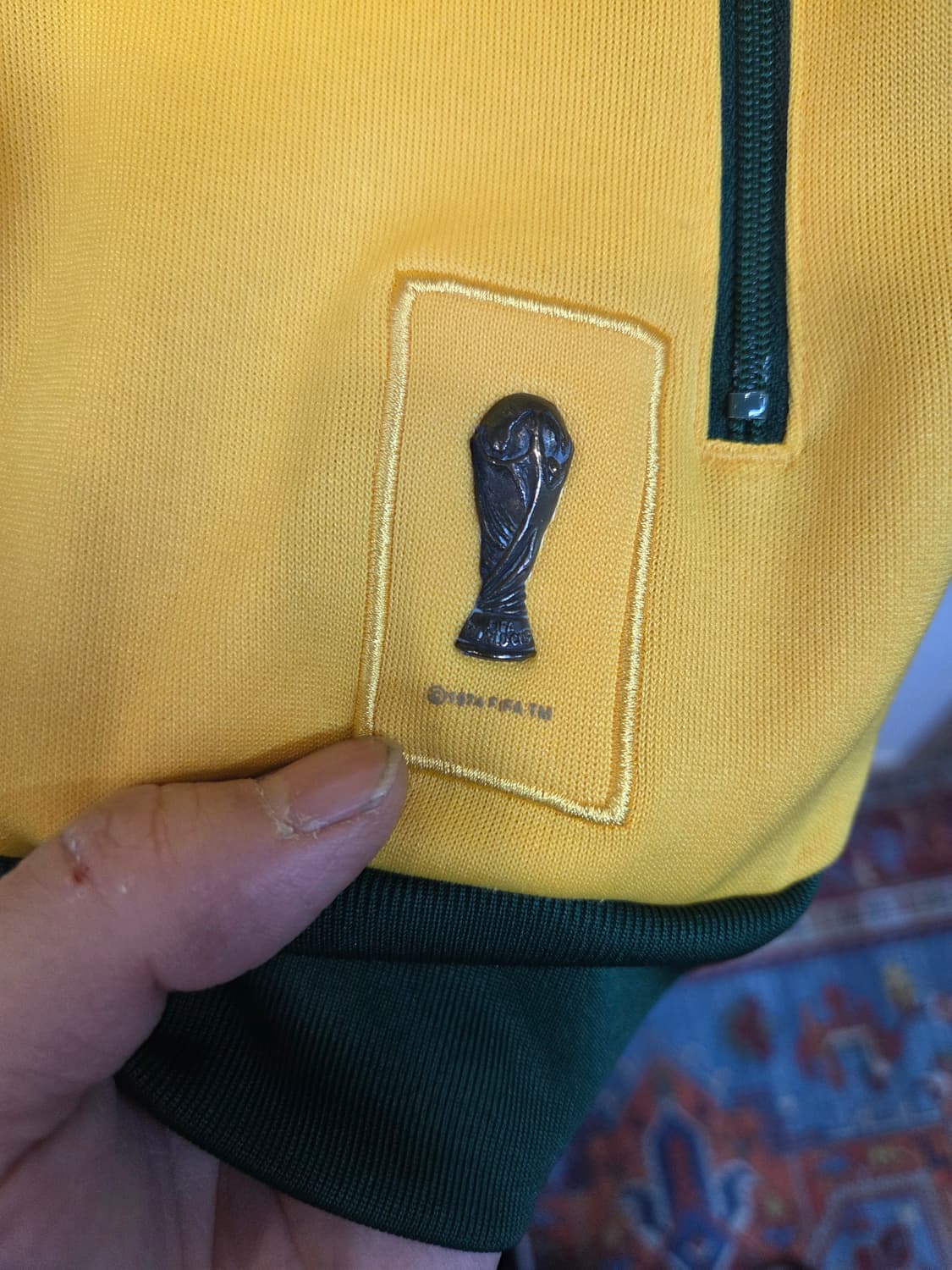 아디다스 올드스쿨 피파 브라질 트랙탑 져지 L 상품이미지4