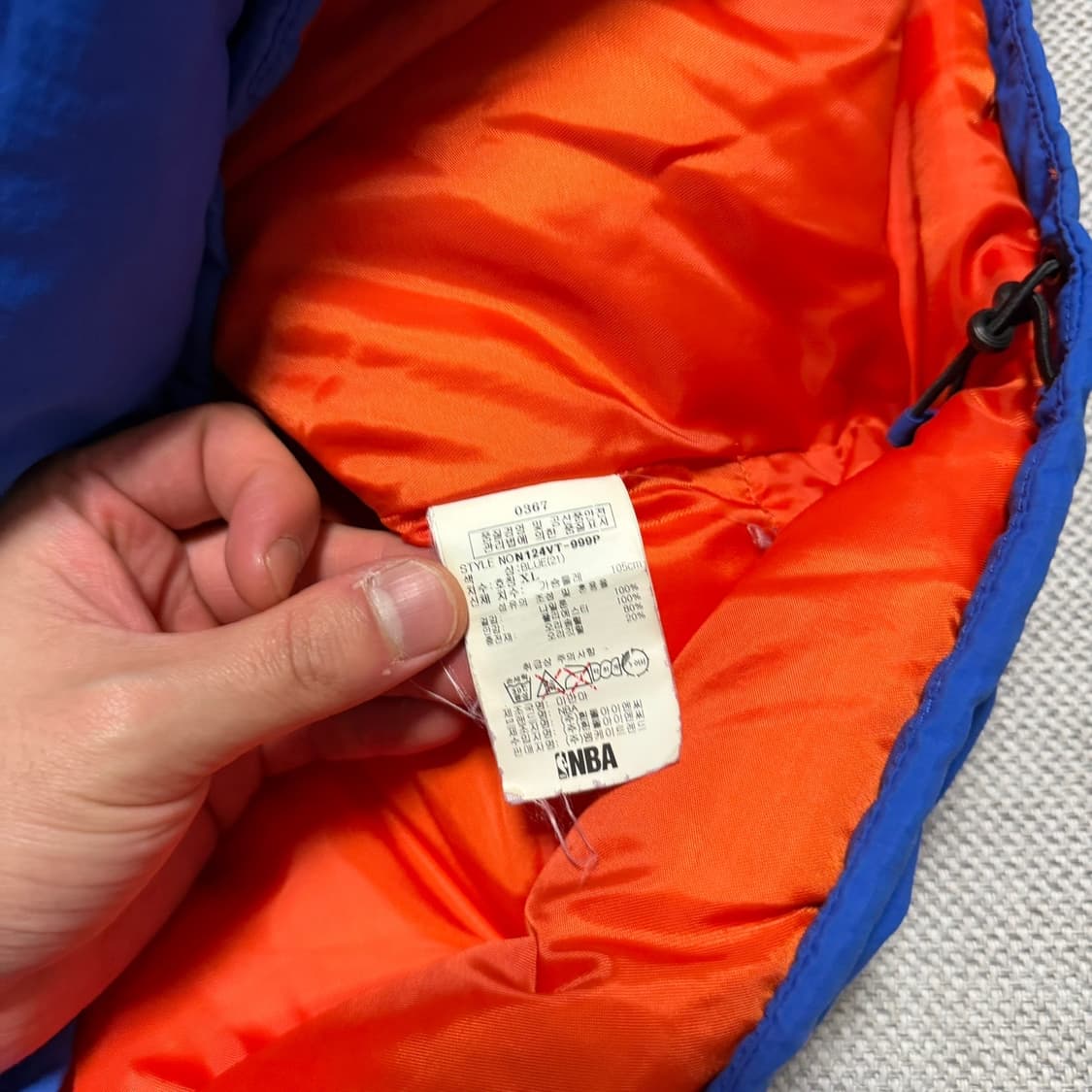 NBA 뉴욕 닉스 패딩조끼 상품이미지3