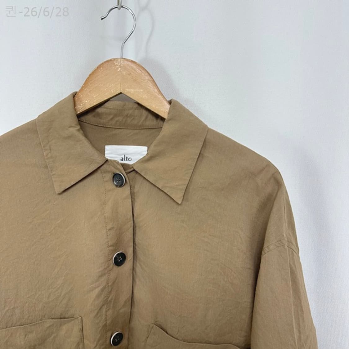 알토 여자 마 루즈핏 셔츠 브라운 FREE 상품이미지2