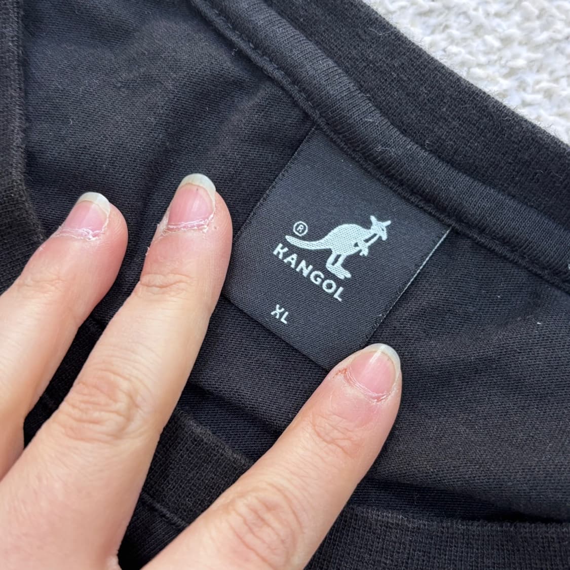 XL 캉골 스몰로고 반팔 티셔츠 0319E 상품이미지3