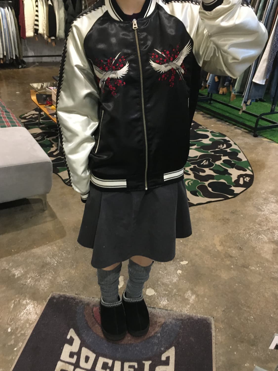 언더에어 크레인 사틴 수베니어 재킷 상품이미지5