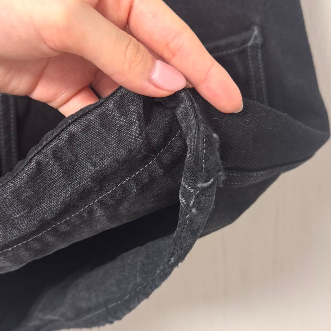 (s) 디아프바인 아메카지 데님 베스트 상품이미지4