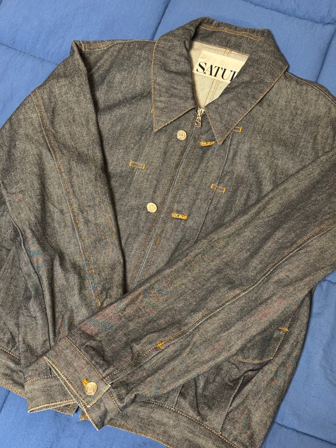 (L)세터 데님 자켓 상품이미지1