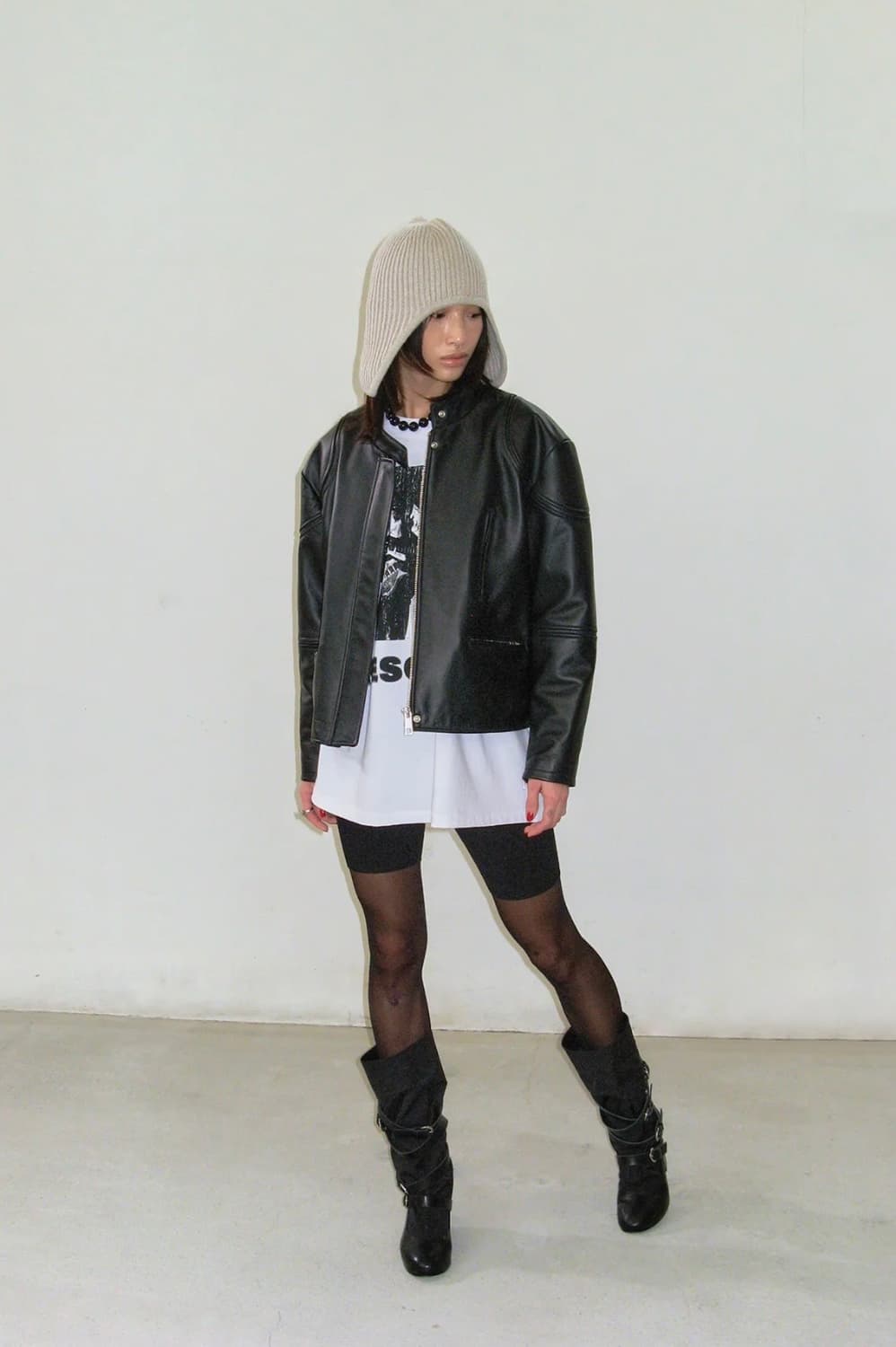 다이닛 레더 자켓 상품이미지3