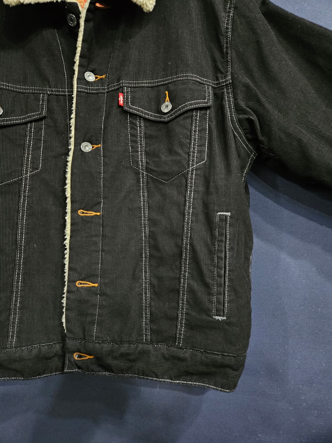 리바이스 블랙컬러 남성 100 코듀로이 자켓  상품이미지6