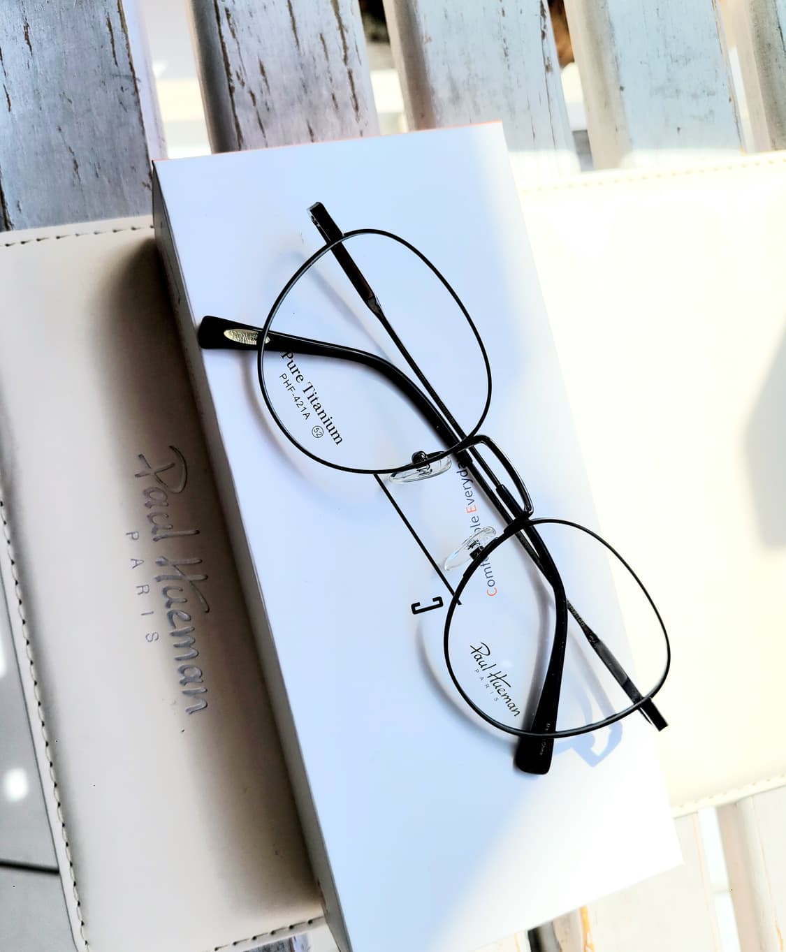 폴휴먼안경(PHF421A )  퓨어티탄 실버블랙 상품이미지2