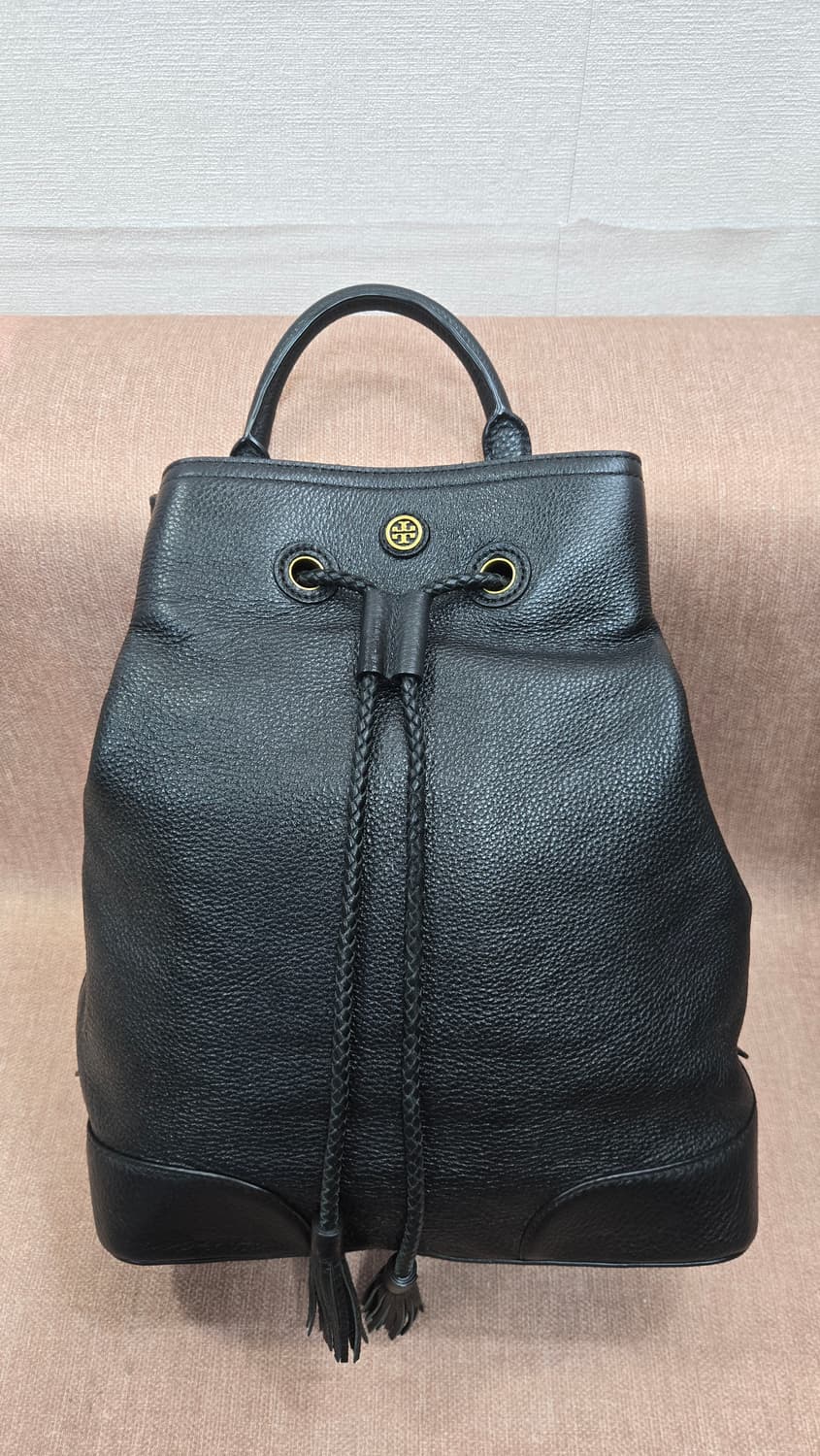 토리버치 프랜시스 레더 백팩, 블랙 상품이미지1