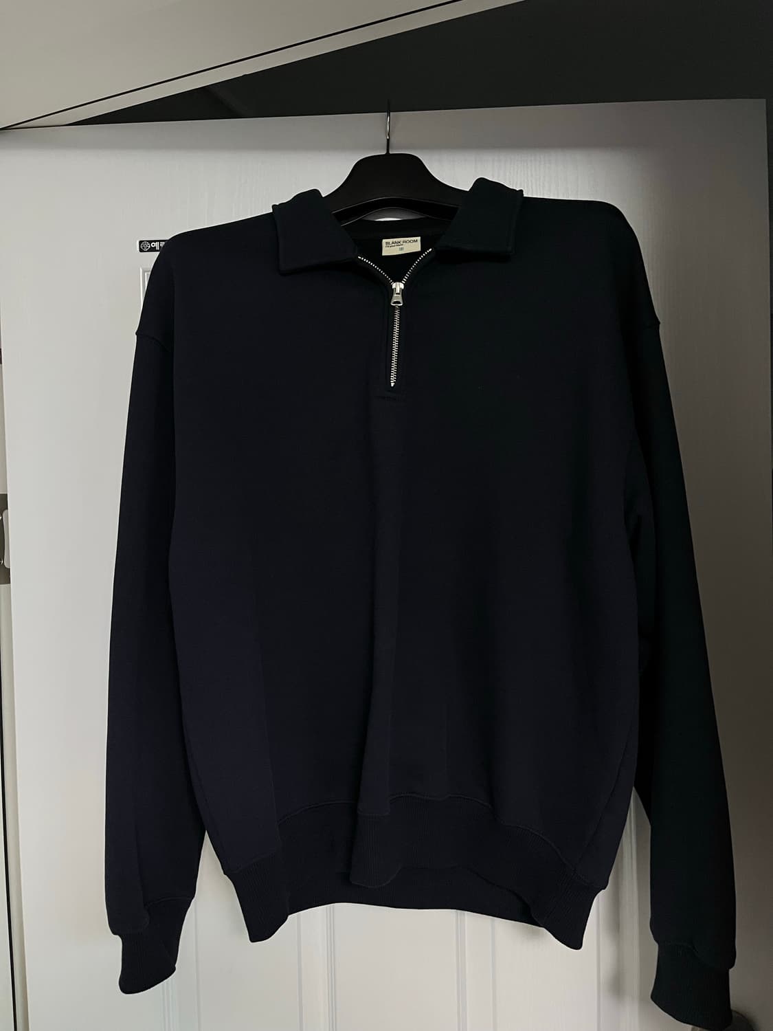 블랭크룸 하프집업 스웻셔츠(네이비) 상품이미지2