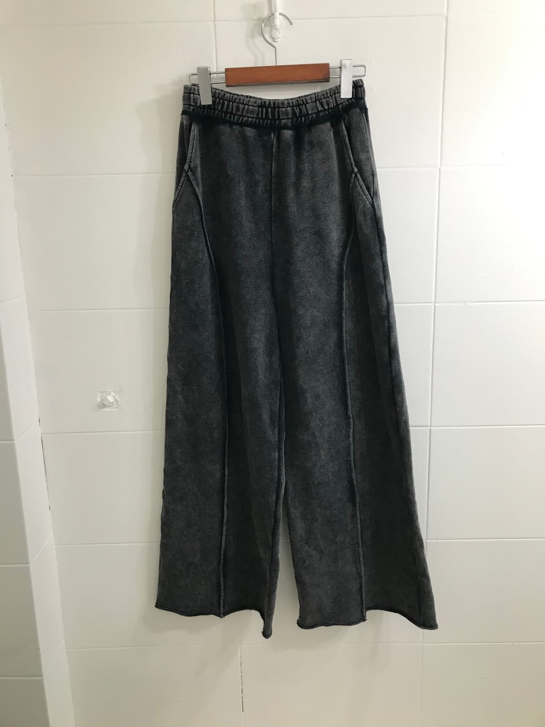 빈티지 무채색 캐주얼 코지 스트릿 코디 세트 상품이미지9