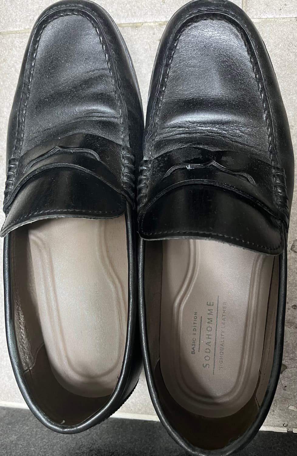 소다(soda)옴므 블랙 페니로퍼 255 상품이미지1