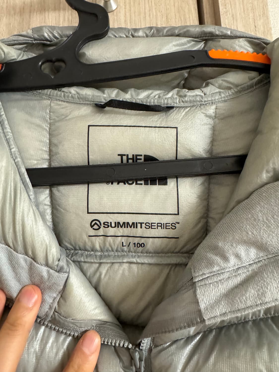 [L] 노스페이스 24fw 마테호른 라이트그레이  상품이미지3