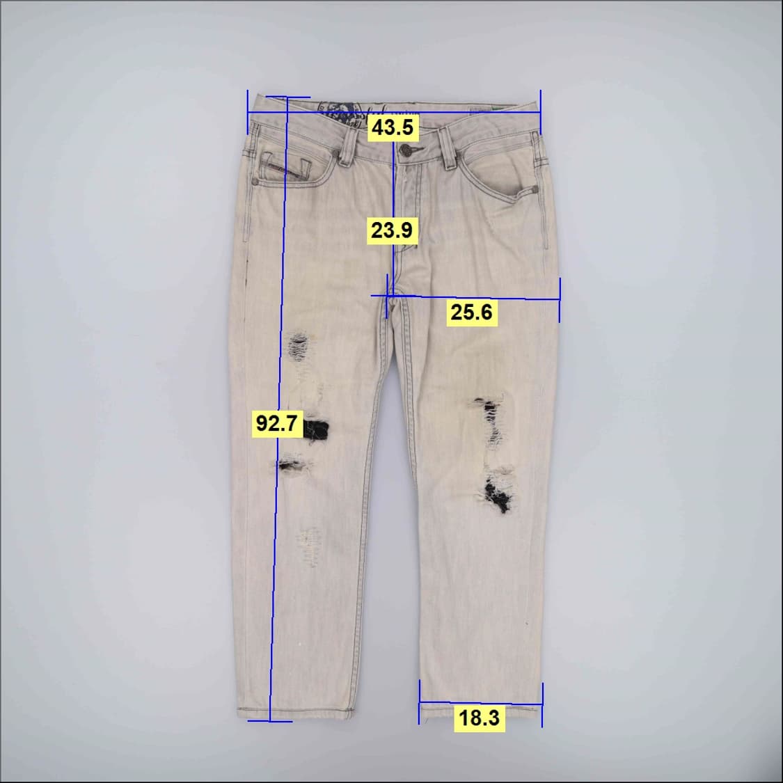 34 디젤 워싱 데님팬츠 0430H 상품이미지9