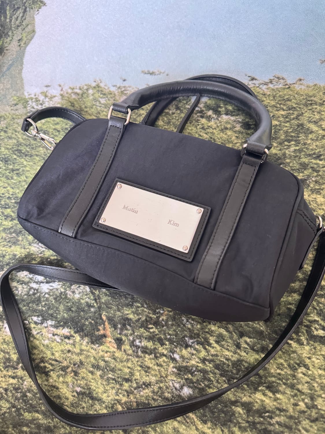 마뗑킴 BABY SPORTY TOTE BAG IN BLACK 상품이미지2