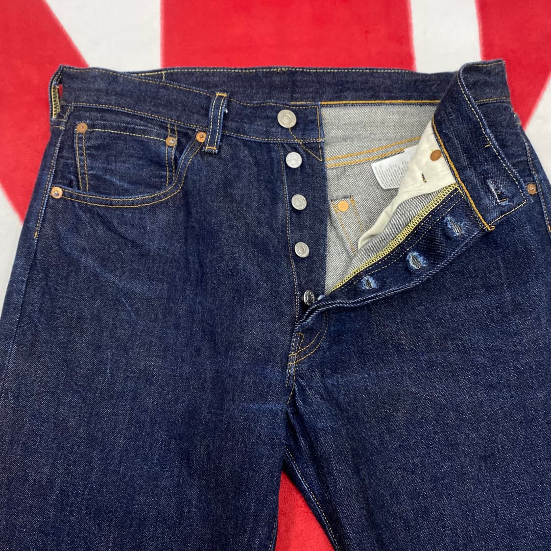 리바이스 LVC 1955 501XX 셀비지 데님팬츠 32 상품이미지4