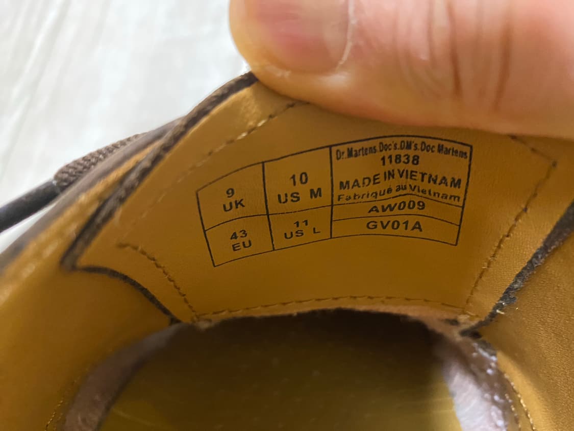 닥터마틴 1461 3홀 크레이지홀스 280 상품이미지7