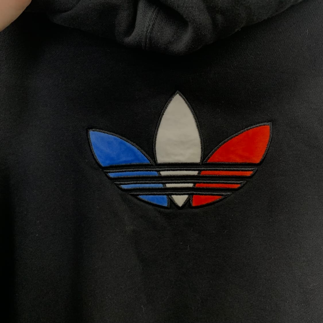 아디다스 사이드라인 블랙 후드티 상품이미지5