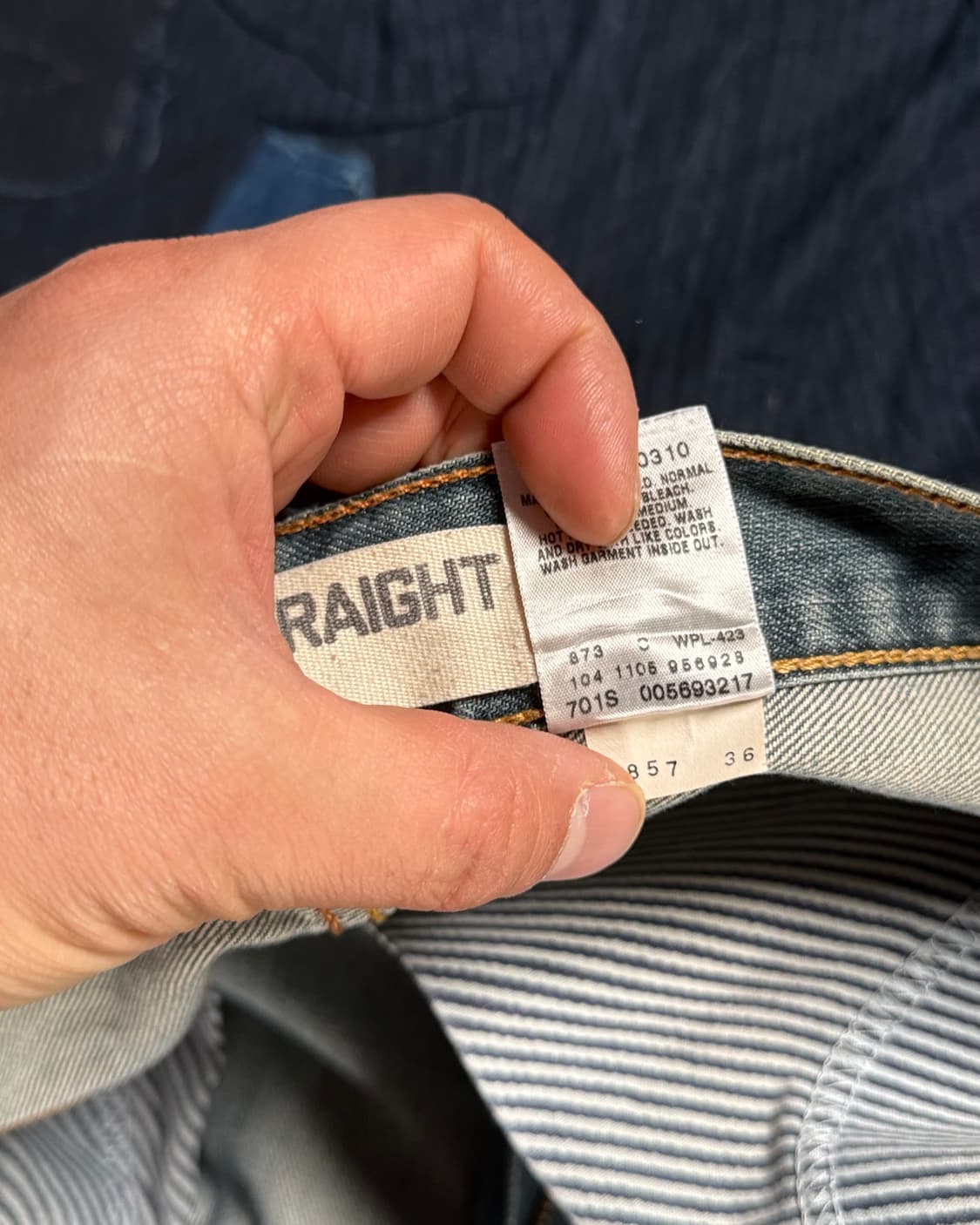 00‘s 리바이스 569 루즈 스트레이트 핏 데님 팬츠 32 상품이미지7