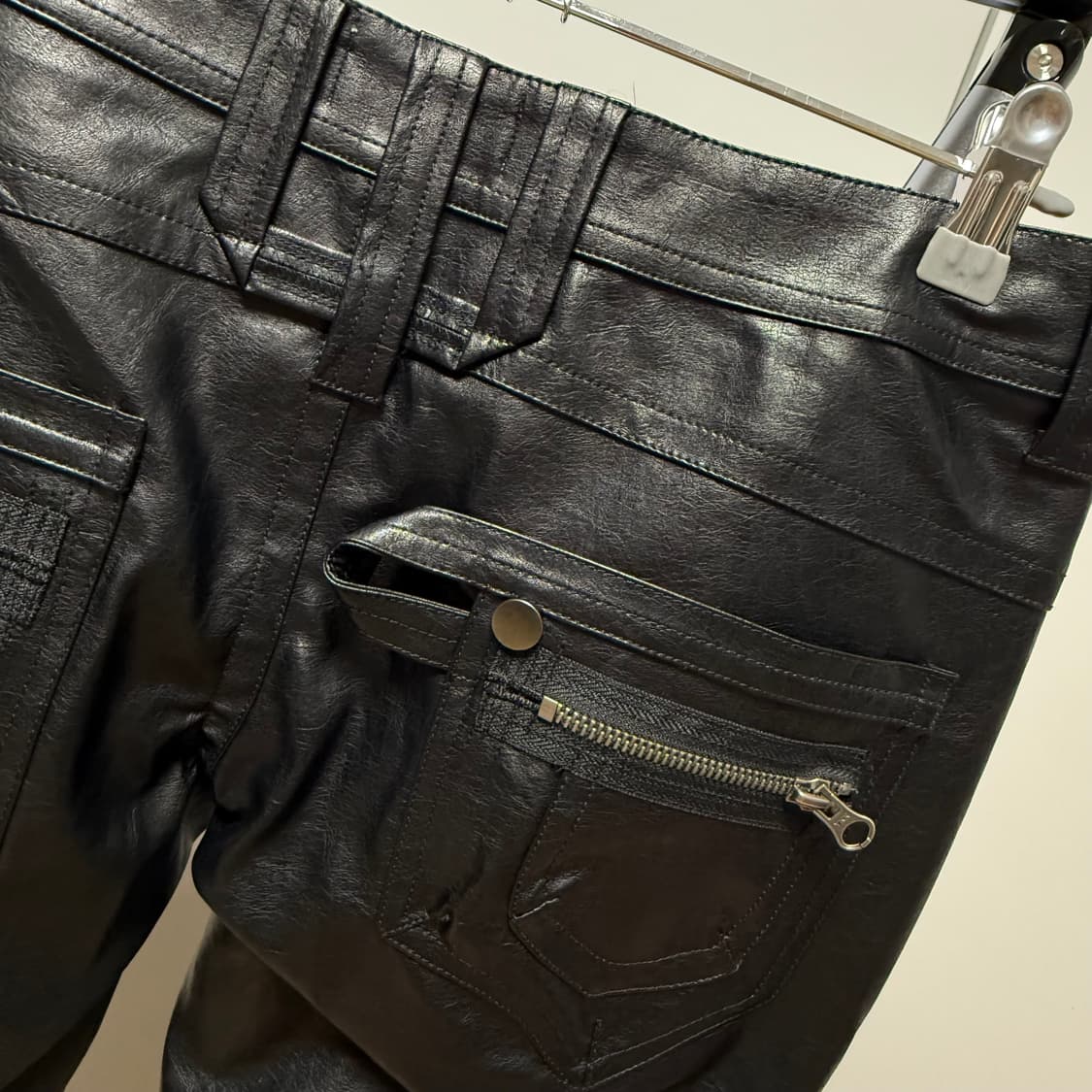 aesynctx scar boot cut pants 부츠컷 가죽 팬츠 s 상품이미지7