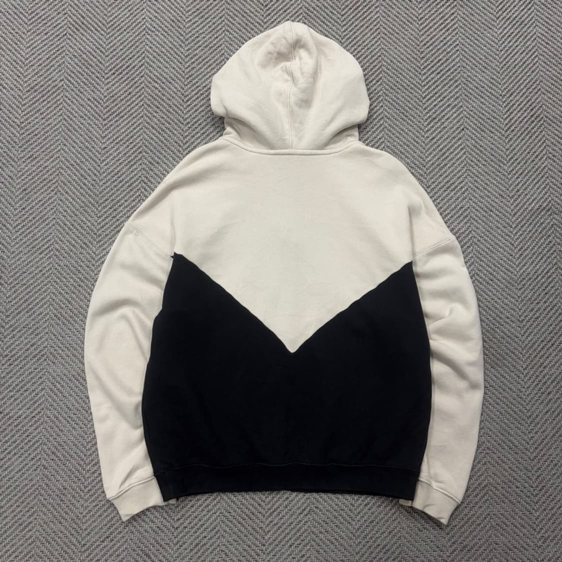 아디다스 배색 로고 하프집업 후드티 v2315 상품이미지2