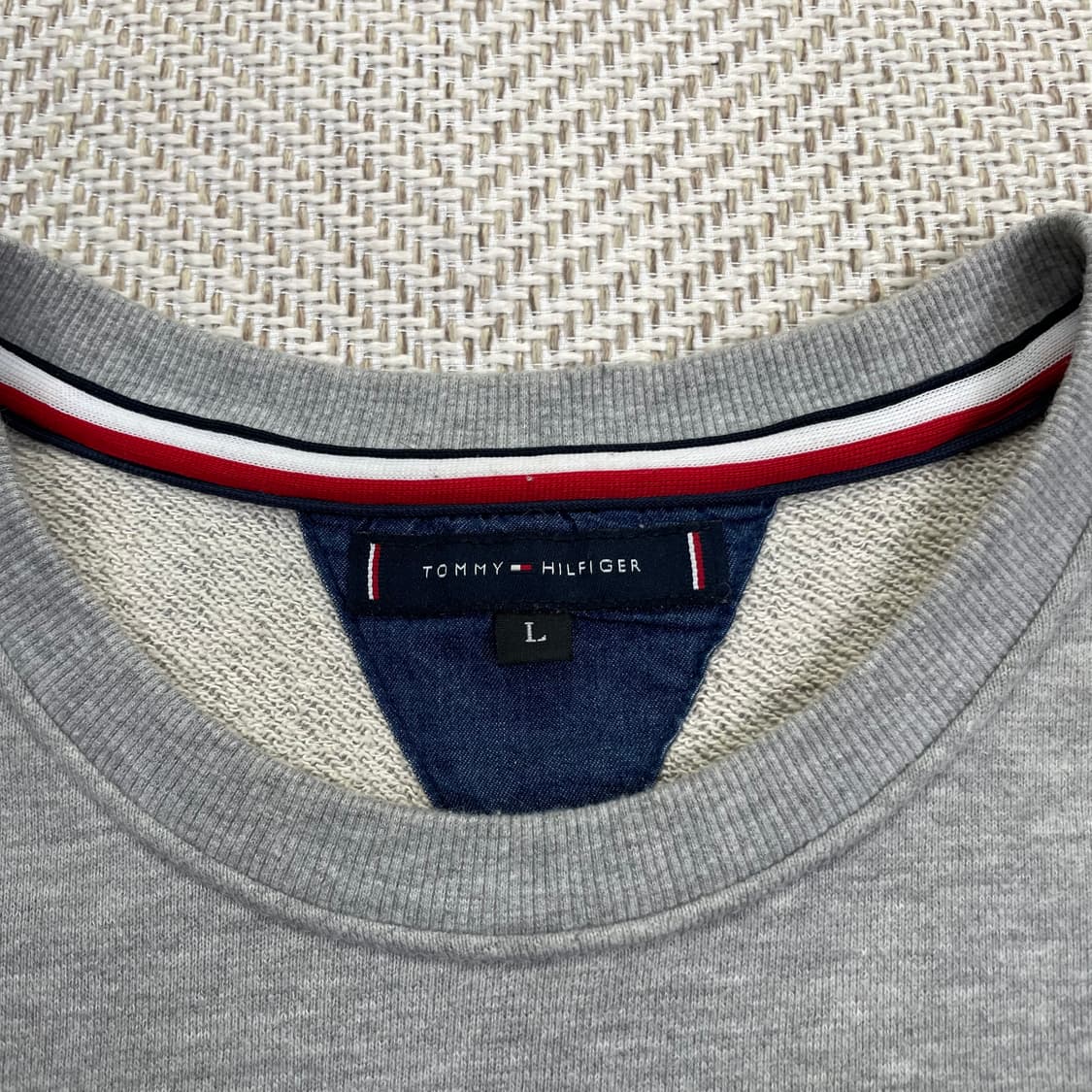 타미힐피거 맨투맨 L 그레이 상품이미지3