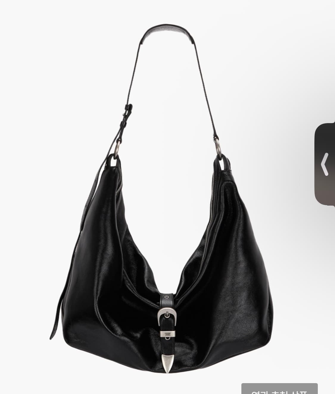 마지셔우드 벨티드 호보백 블랙 상품이미지7