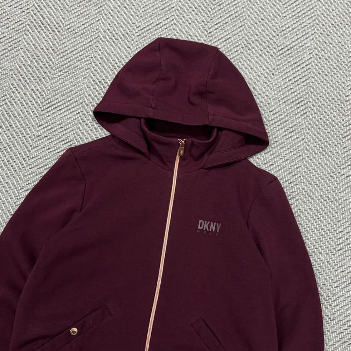 dkny 베이직 로고 후드집업 v3898 상품이미지3
