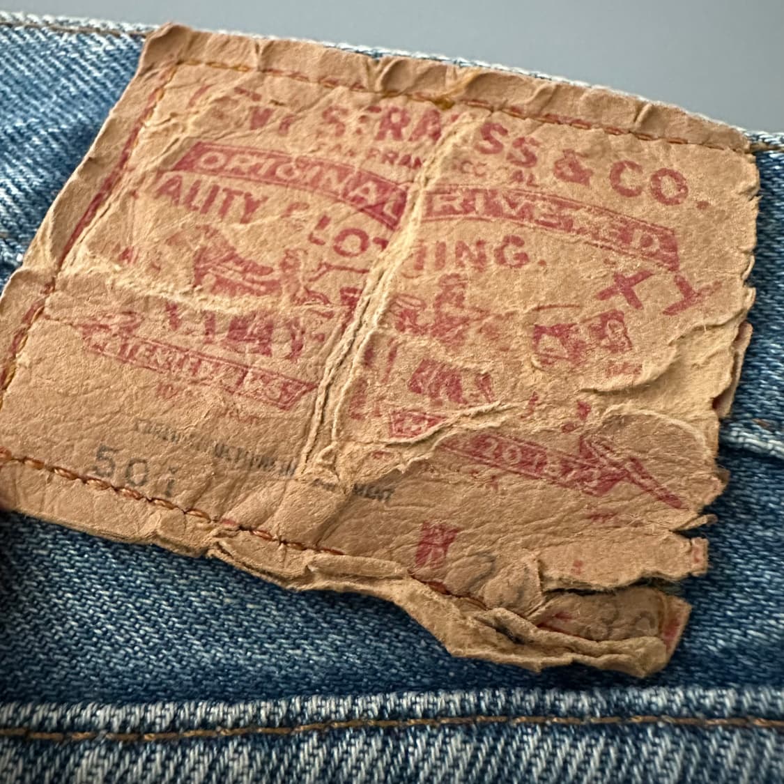 90‘s 리바이스 levis 501 데님 팬츠 상품이미지7