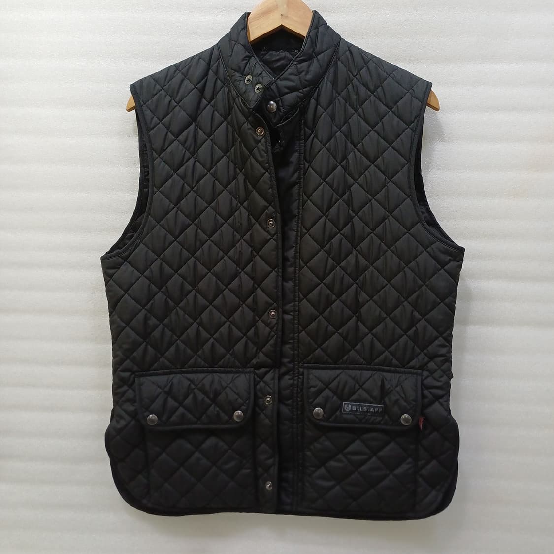 정품 벨스타프 남성 경량 퀼팅 패딩 조끼 L 블랙 사랑봉봉 상품이미지1