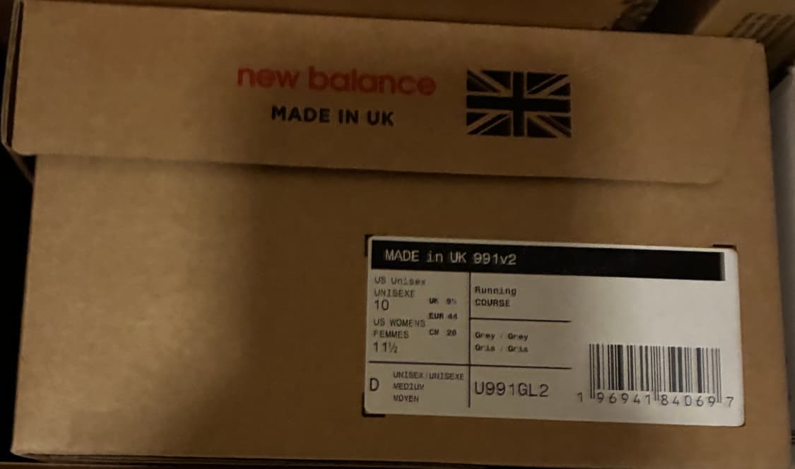 뉴발란스 991v2 그레이 상품이미지5