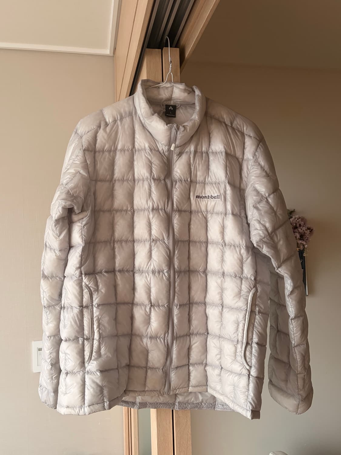 Montbell 몽벨 플라즈마 1000 L 라이트 그레이 판매합니다! 상품이미지1