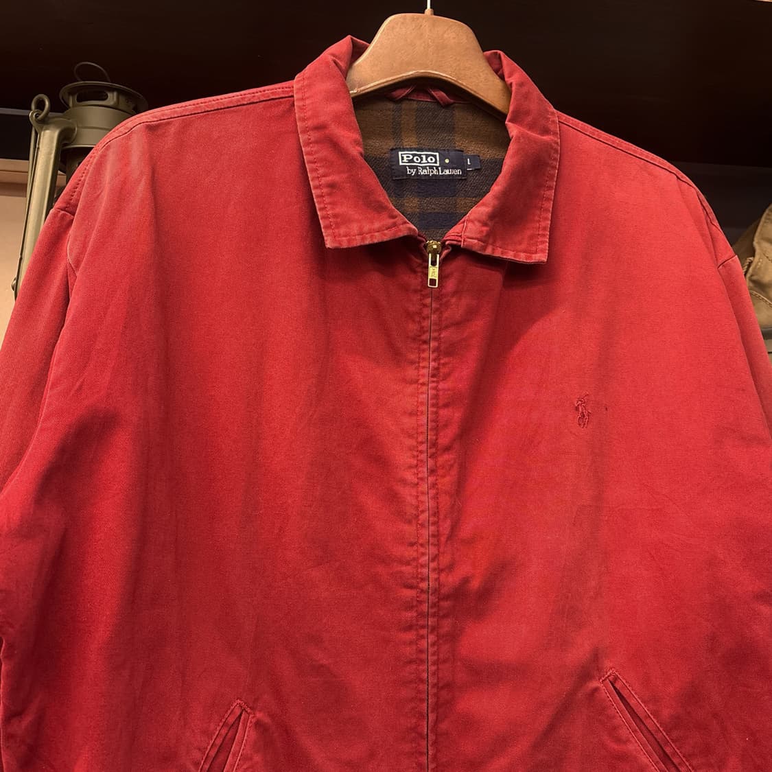 80~90s 폴로 랄프로렌 블랭킷 라이닝 스윙자켓 올레드 N823 상품이미지3