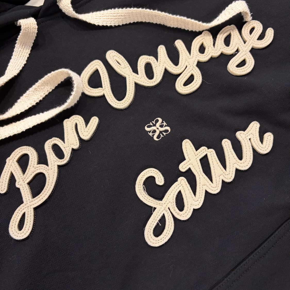 [L] 세터 Satur 스웻 블랙 후드티 D840 상품이미지4