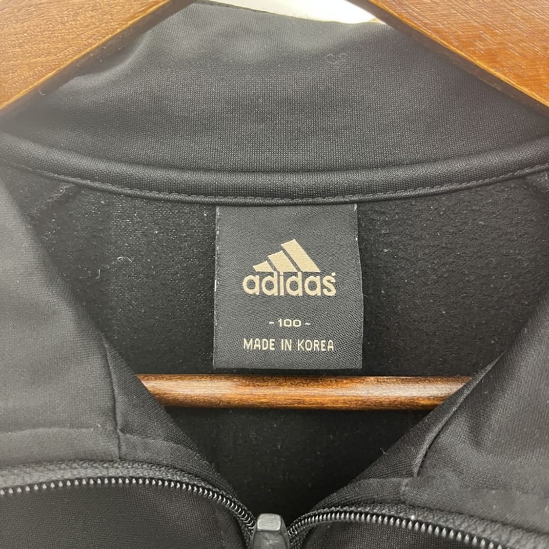 아디다스 올드스쿨 레트로 Y2K 검빨 져지 집업 100 C09960 상품이미지5