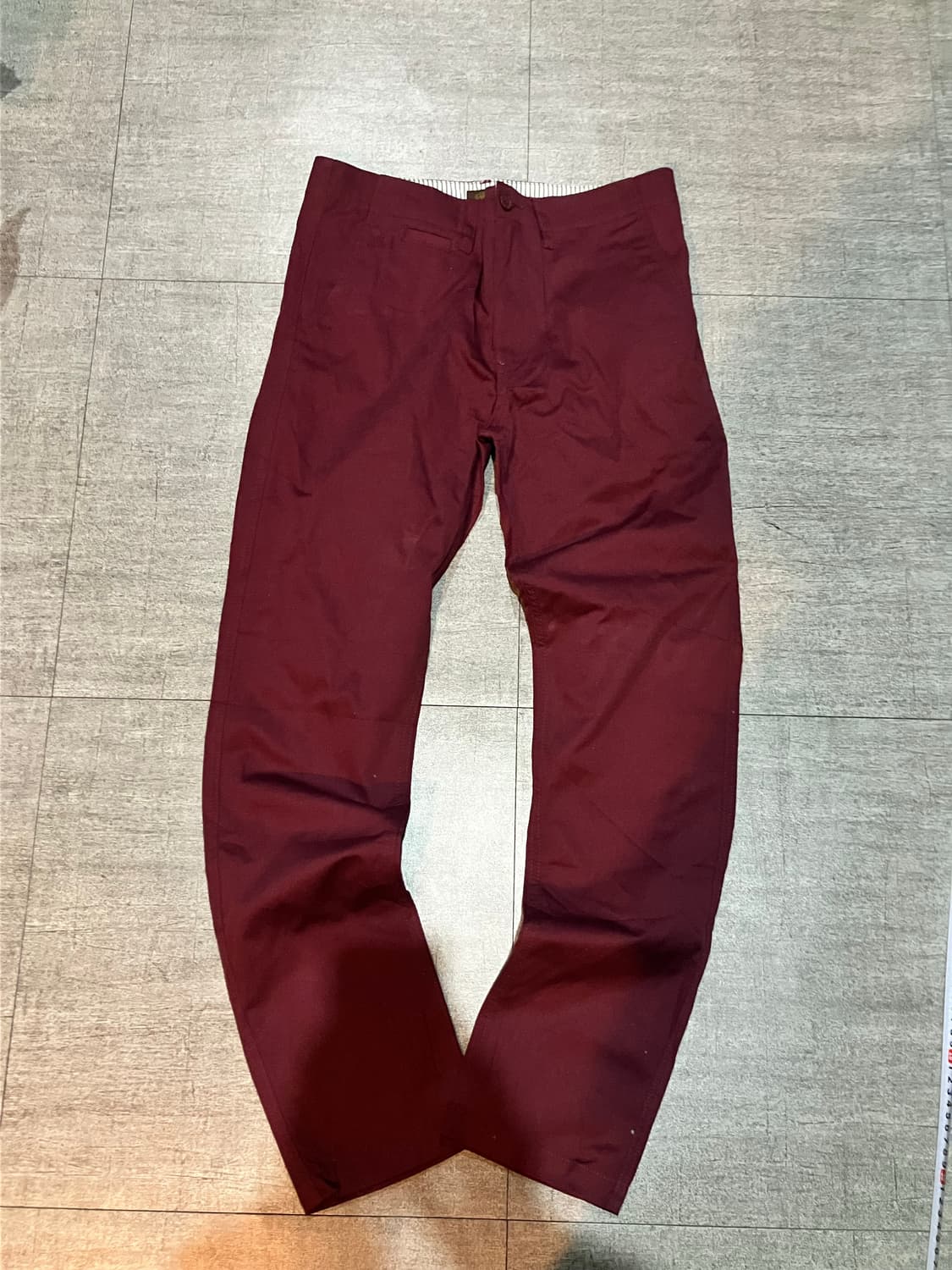 일본빈티지 Relation 올드스쿨아메카지 혁오풍 워크팬츠 레드브라운 상품이미지1