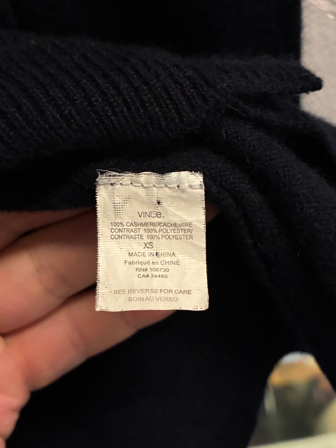 Vince 캐시미어 레이어드 가디건 XS 상품이미지5
