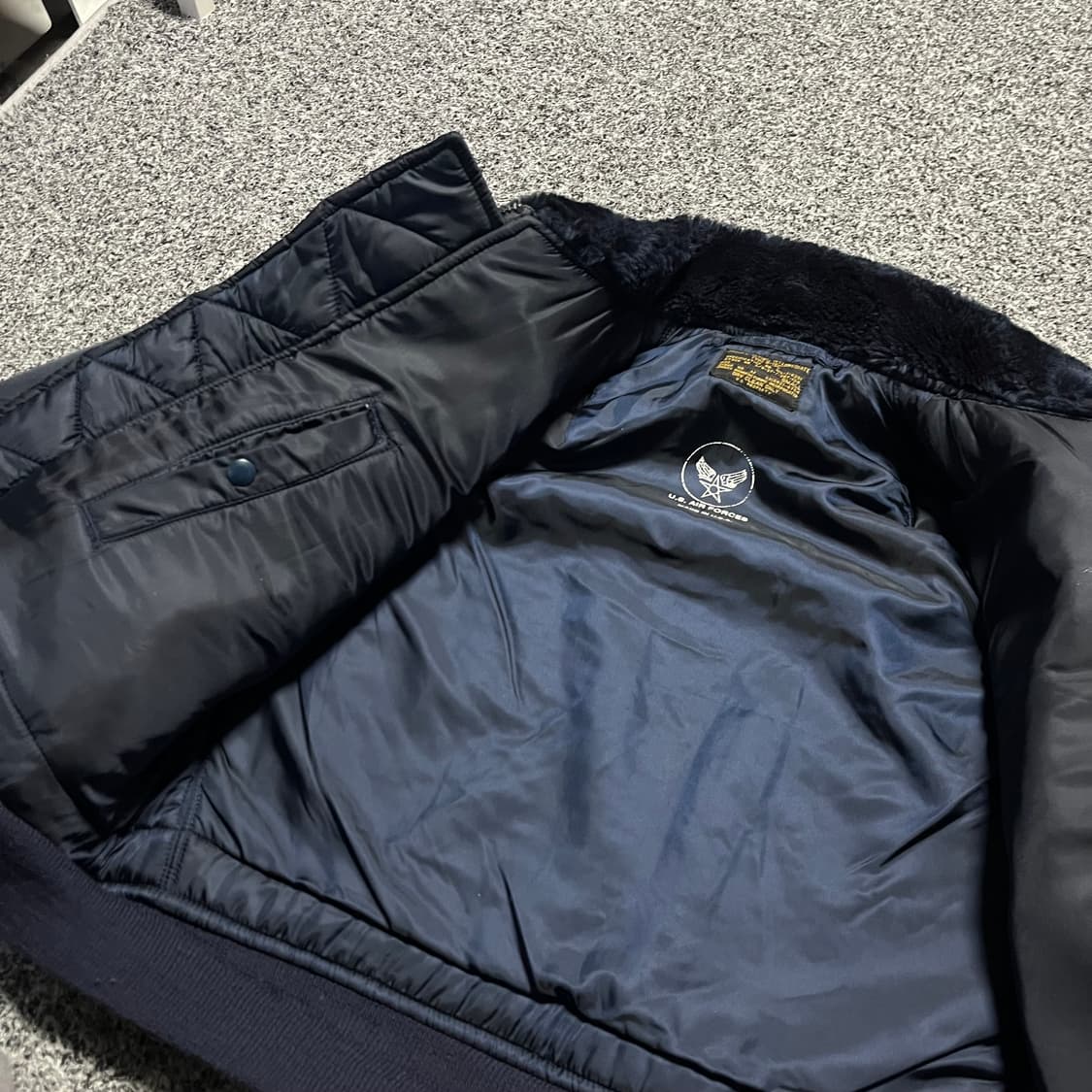 1980s vintage  B-15C 플라이트 자켓 상품이미지7