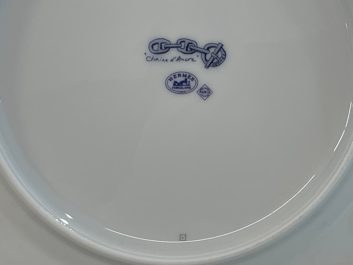 에르메스 샹달 블루 플레이트 1P HERMES 상품이미지4