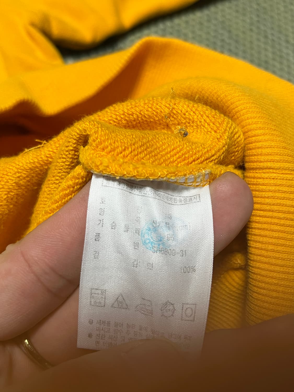 공용 라코스테 빅로고 후드티셔츠 M 상품이미지6