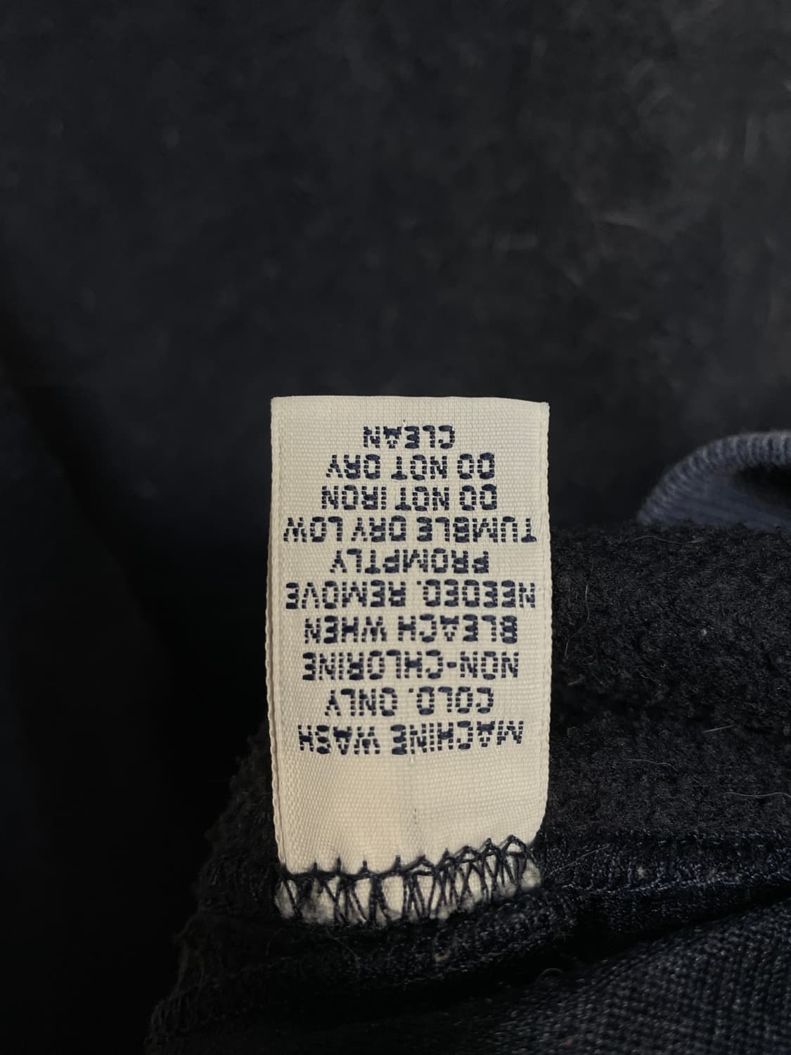 폴로 랄프로렌 다크 네이비 뽀글이 후리스 반집업 맨투맨 L 상품이미지7