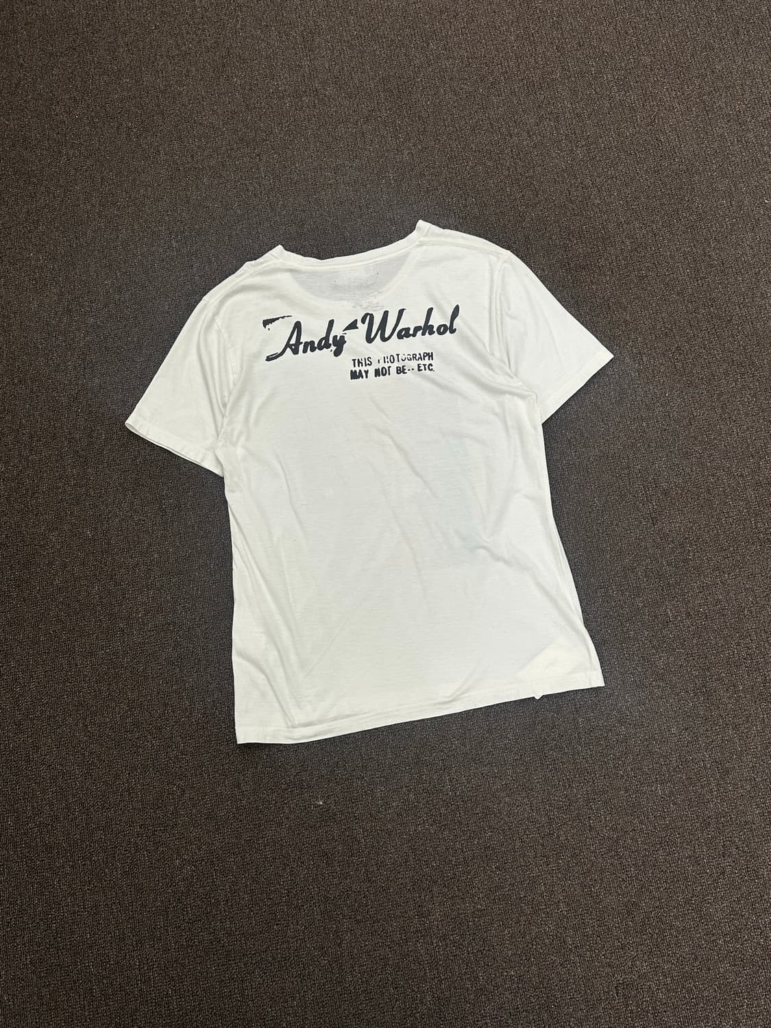 M)히스테릭 글래머x앤디워홀 빈티지 프린팅 락 반팔 상품이미지6